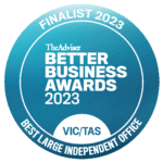 finalist seal VIC Best Large Independent Office